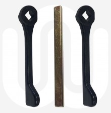 Patio Levers 7mm with Spindle - SCAL Lever Set